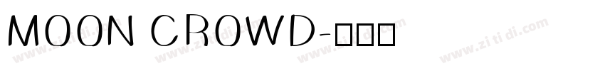 MOON CROWD字体转换
